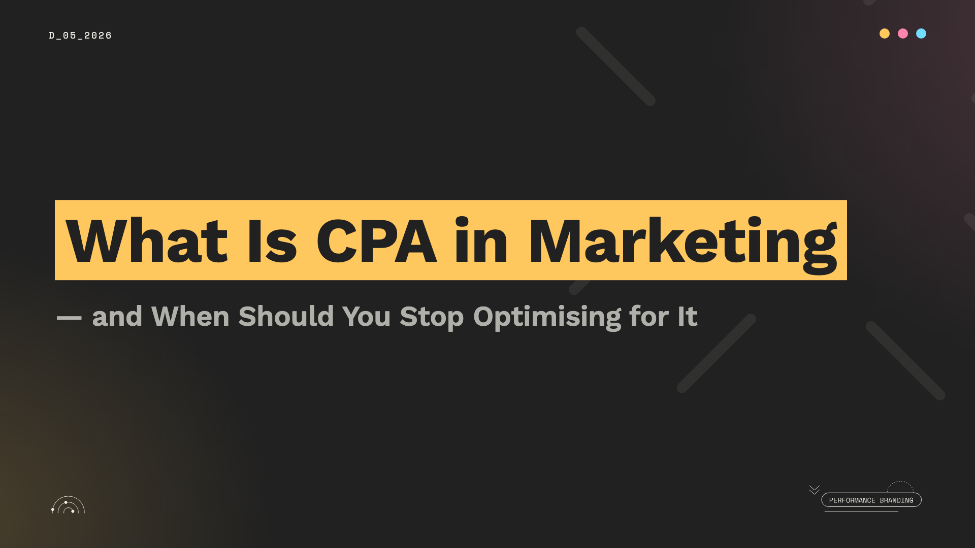 Cover illustration for an article on cost per acquisition (CPA) in marketing and when CPA optimisation degrades conversion quality